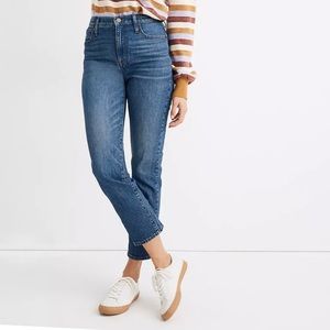 MADEWELL Denim. Classic straight Jeans in Coldbrook wash. 27 Tall